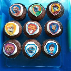 Paw Patrol birthday cupcakes