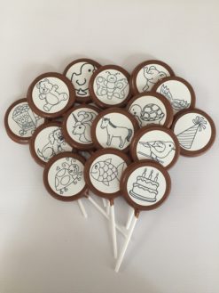 15 chocolate lolly pops